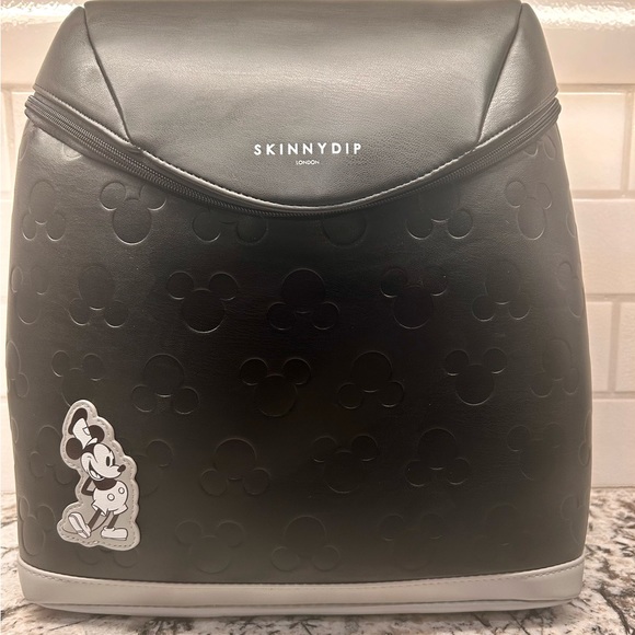 Disney Skinnydip London Steamboat Willie (Mickey) Faux Leather Backpack - NWT!